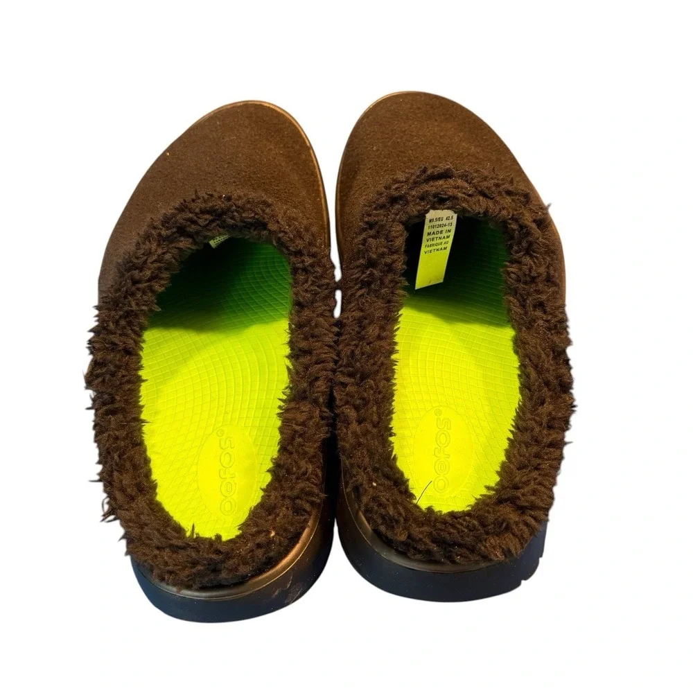 Oofos Oocoozie Mule Shoes Mens 9.5/EU 42.5 - Black - Picture 6 of 9